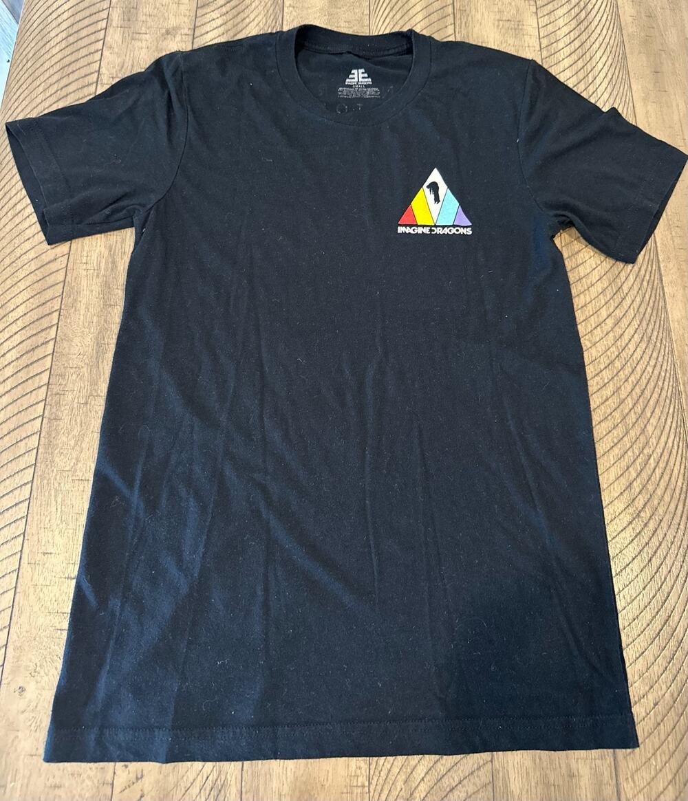 Imagine Dragons Evolve Tour 2018 Band Concert T-Shirt Black Tri-Blend Mens Size